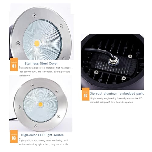 Foco exterior resistente al agua morado de 3W con alimentación CA 85-110V 5