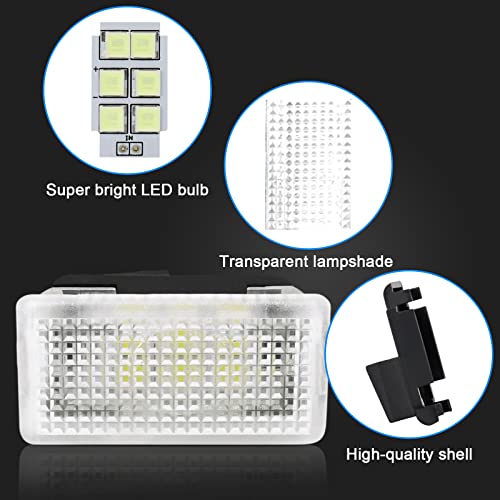 Chcshh Tesla Model 3/Y/X/S Ultra-Bright Interior Led Lights Bulbs Accessories, Easy-Plug Tesla Model Replacement Lights For Frunk, Trunk, Door Puddle, Glove Box, Footwell(4 Pack Purple) #TOP1