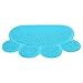Gavigain Small Medium Pet Feeding Mat, Spill Proof, Non Slip, Raised Edges, Easy Clean, Shaped Design, for Dogs Cats (Claw Shape)