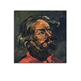 Porträt von Achilles Empéraire von Paul Cézanne, Poster, 