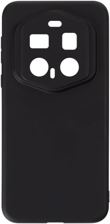 TPU Phone Case Compatible with Huawei Honor Magic 7 5G RSR, Slim Shockproof Soft Cover with Anti-Scratch Design and Precise Cutouts for Full Protection (Black)