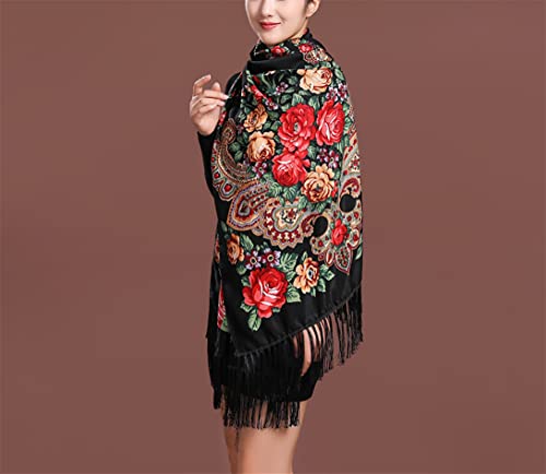 Gudessly Traditional Ukrainian Tassel Scarf Wrap For Women Soft Scarves #TOP3