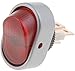 Dorman Aluminum Oval Style Full Glow Rocker Switch Red