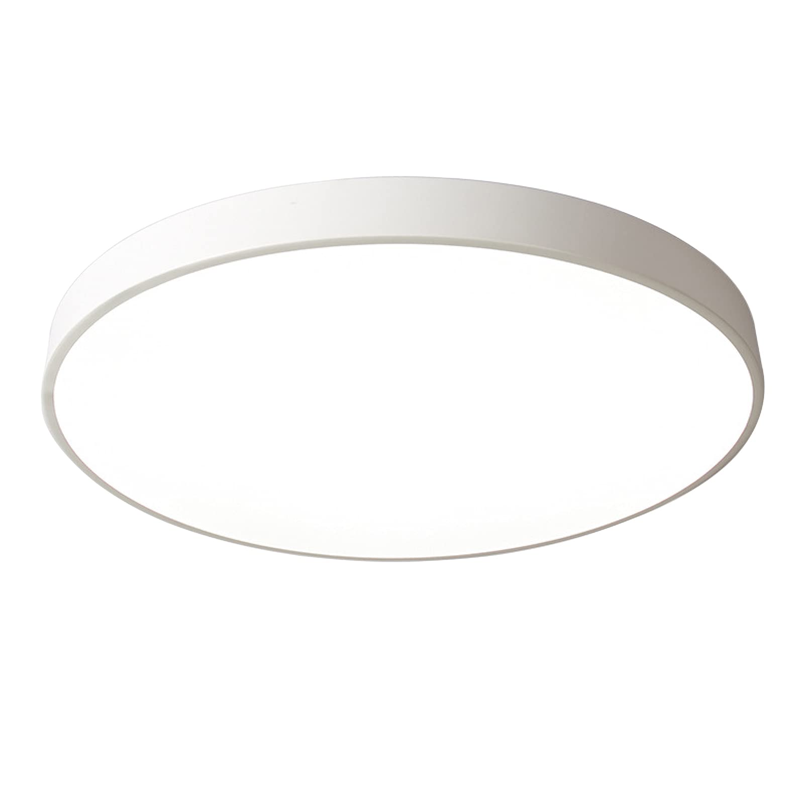 HXYSXHJUO Round Macaron LED Ceiling Light, Flush Mount Children's Room Lamp Nordic Modern Lighting For Nursery, Kids Bedroom, Dining Room,White+Stepless Dimming-40cm 24W