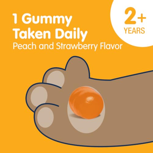 Image of DR. MORITZ Vitamin D Gummies for Kids and Adults (2000 IU) - Chewable Kids Vitamin D Supplement for Immune Support - Vegetarian and Gelatin-Free, 2 Pack (120 Count)