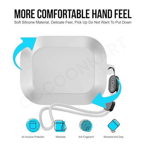 Image of Cocoonnkart Silicone Case Cover Compatible for Realme Buds Air 8 (2026) (White)