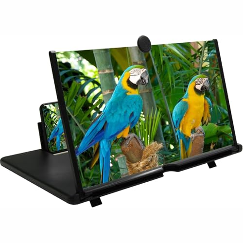 Chililon Amplificador de Pantalla para movil, 16 Pulgadas HD Amplificador Pantalla movil, para Todos los Smartphones, antiluz Azul, Lupa de Pantalla 3D para Ver vídeos de películas