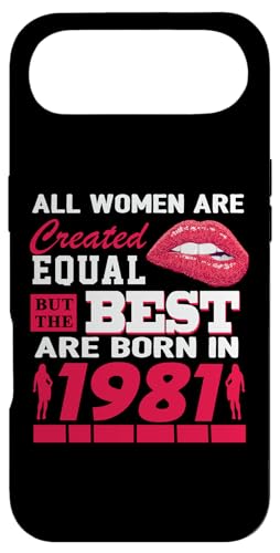 All Women Are Born In 1981 45 Years Old 45th Birthday �X�}�z�P�[�X iPhone Air �p