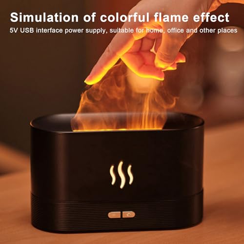 Difusor aromático eléctrico Haofy Flame 180ml USB miniatura 3