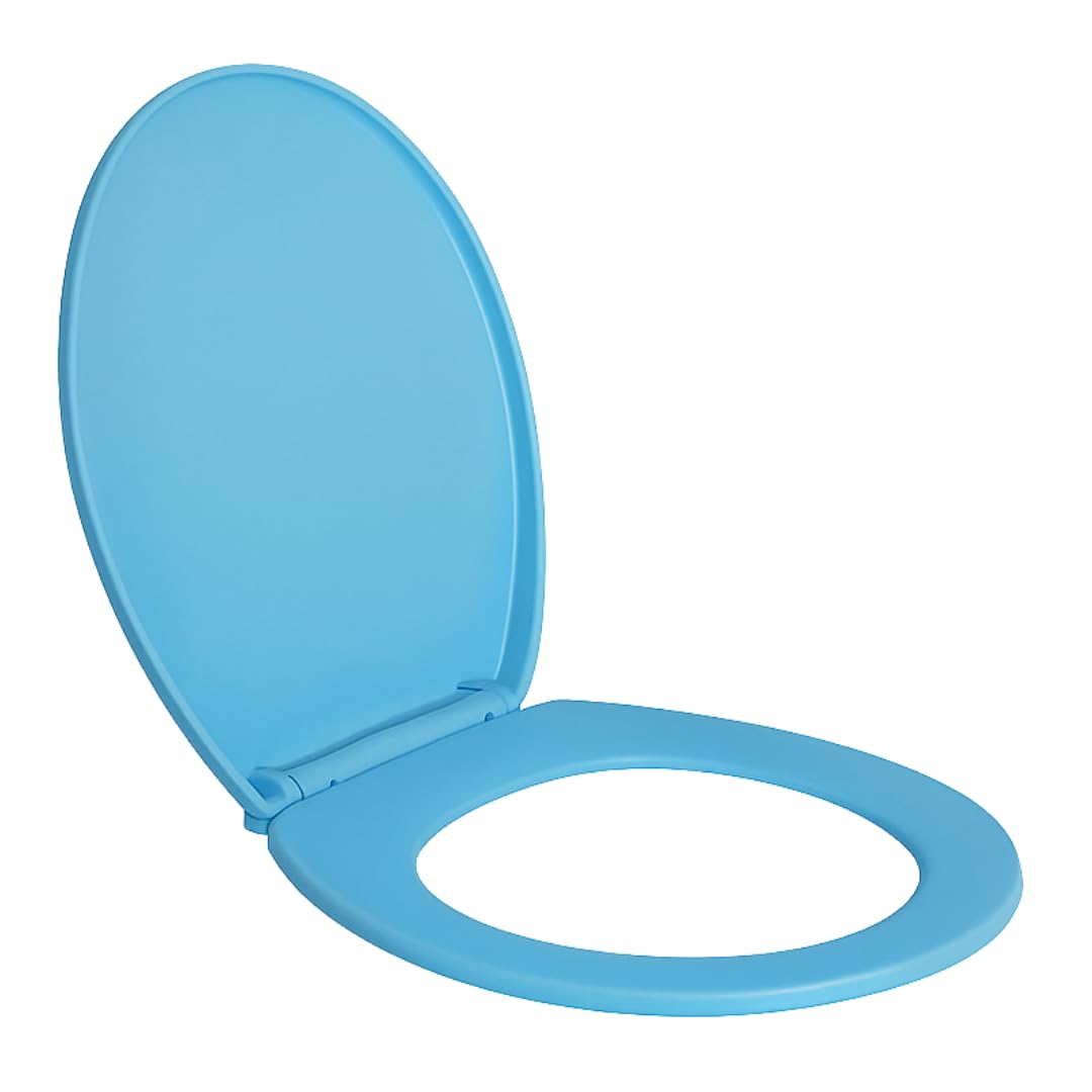 Say Plasto Sleek Design Toilet Seat Cover Commode Premium Quality (Blue)(Plastic)-image-36