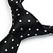 HISDERN Dot Floral Wedding Tie Panuelo para hombres Corbata y bolsillo cuadrado...