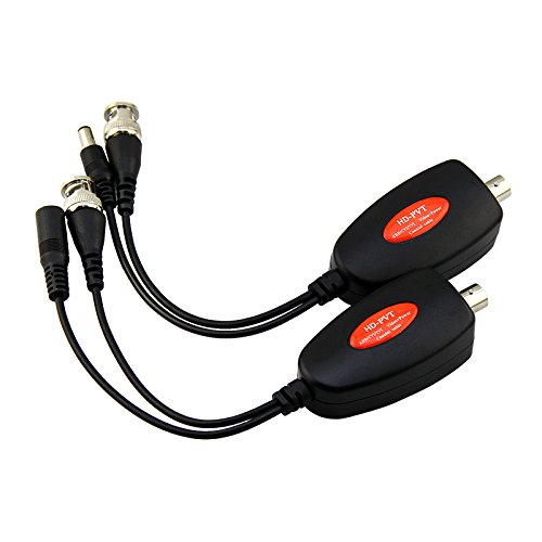 AHD/CVI/TVI/CVBS Video and Power multiplexer Over Coaxial, Video and Power Extender Transmitter Using coaxial Cable Transmit coaxial Signal + Power at The Same time Over 400 Meters (1300ft)