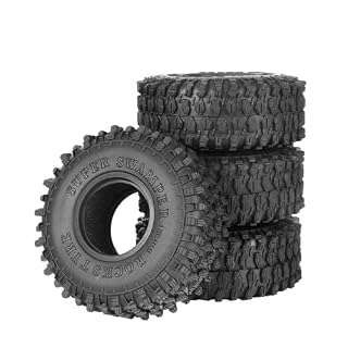 Keeda lot de 4 pneus crawler 95 x 35 mm avec insert mousse