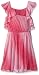 Emerald Sundae Girls' Flutter Sleeve in Ombre Glitter Dress