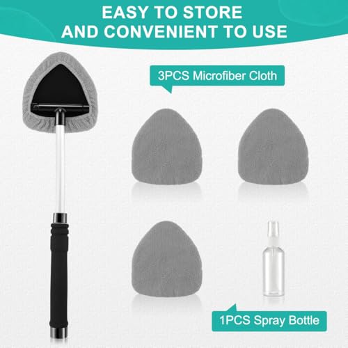 image for JUSTTOP Windshield Cleaner Tool, Car Interior&Exterior Window Cleaning