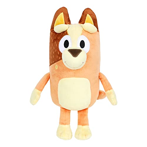 Image of Bluey Sound Effects Talking Chilli Stuffed Plush, 14” Soft Musical Toys, Stuffed Animal with 9 Different Phrases, Singing Toys for Kids