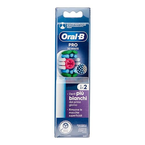 Oral B Recambio Cepillo de Dientes Eléctrico Xf 3dwhite, 2 unidades
