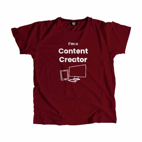 T-shirt Content Creator marron pour vos tournages vidéo et streaming