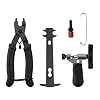 Fahrrad Link Zange+Fahrrad Ketten Werkzeug+Ketten Prüfer Fahrrad Kettennieter Reparatur Werkzeug Set Kettengliede Universal 3 Paar für 7 8 9 10 11 12-Fach Fahrradkette Splitter