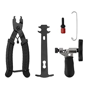 Fahrrad Link Zange+Fahrrad Ketten Werkzeug+Ketten Prüfer Fahrrad Kettennieter Reparatur Werkzeug Set Kettengliede Universal 3 Paar für 7 8 9 10 11 12-Fach Fahrradkette Splitter