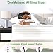Bednew 12 Inch Super King Size Mattress, 30cm Hybrid Pocket Spring Mattress with Breathable Cool Foam, Medium Firm Support - 6FT (180x200x30cm)