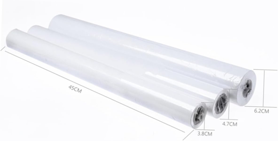 jojofuny White Drawing Paper Roll for Kids Craft Activities 45cm x 25m Blank Sketch Paper for Painting and Art Projects for Easels and Crafting
