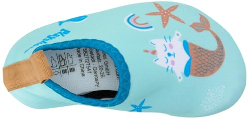 Playshoes Barfuß-Schuhe Unisex Kinder Wassersportschuh, Einhornmeerkatze, 22/23 EU