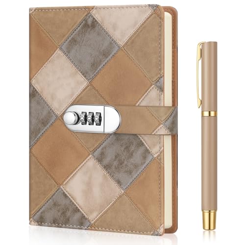 Journal intime avec serrure rechargeable et son stylo assorti