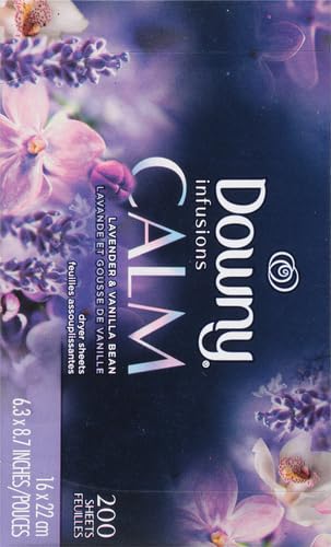 Folhas secadoras Downy Infusions, 200 unidades