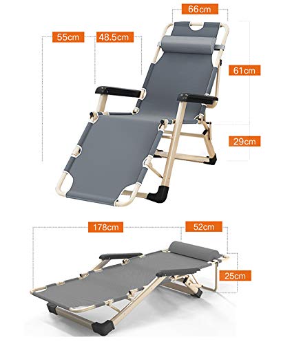 Chaise Zero Gravity pliante et réglable pour patio | Supporte 100 kg