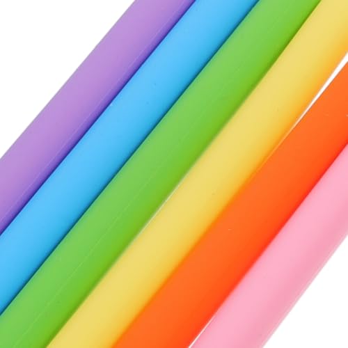 Pailles en silicone réutilisables durables de qualité supérieure avec brosse TOYANDONA - 3