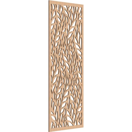 Image of Ortonville Decorative Pierced Fretwork Wood Wall Panels, 29 3 /8 inchW x 74 3 /8 inchH x 3 /8 inchT, Hickory