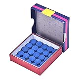 Billard Cue Tip - 50 Stück Billard Pool Snooker Stick Pole Cue Tip 10mm Ersatz Set Box