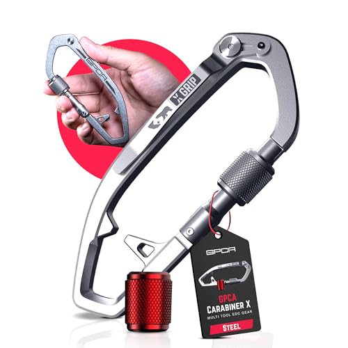 GP X Titanium Multi-Tool Carabiner with Red Ring