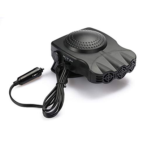 Luftentfeuchter, Entfroster, elektrische Heizung, schnelles Heizen Multifunktionsautoheizungs-Kühlventilator 12V 150W,Schwarz
