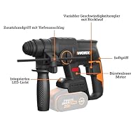 WORX WX381.9 Akku Bohrhammer 20V, Brushless, ohne Akku & Ladegerät – Ansicht 8