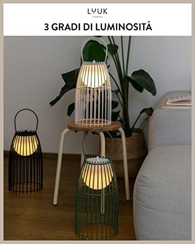 LUUK LIFESTYLE Lampada senza fili a LED, luce per