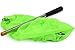 RESTCLOUD Bait Net and Fishing Landing Net with Telescoping Pole Handle Extends to 59 inches (Green)