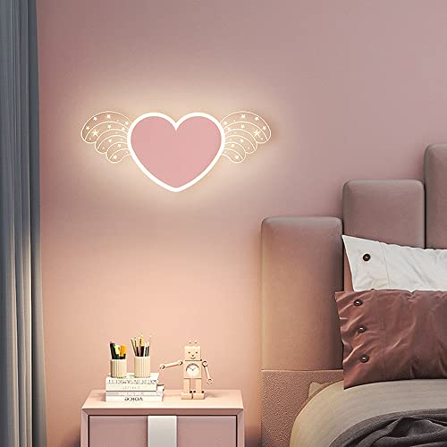 Lámpara de pared con corazón de amor creativo para un hogar cálido 8