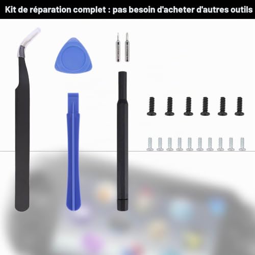 IKPEK Lot de 2 joysticks de Rechange pour PS Vita 2000 2001, analogique 3D avec poignées et vis pour PSV 2000 – vue 5