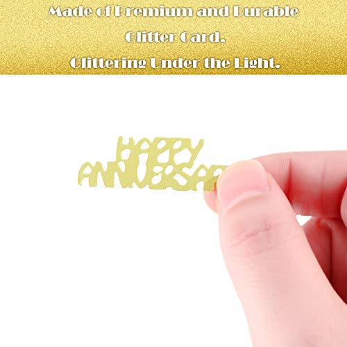 Gejoy 4 Bags Gold 50Th Anniversary Confetti Glitter Confetti Table Decorations For 50Th Anniversary Wedding Party Decoration #TOP4