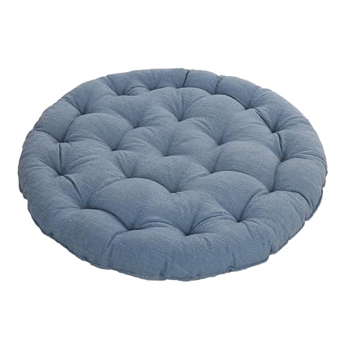 Getuftete Bodenkissen im japanischen Stil, groß, rund, Leinen,...