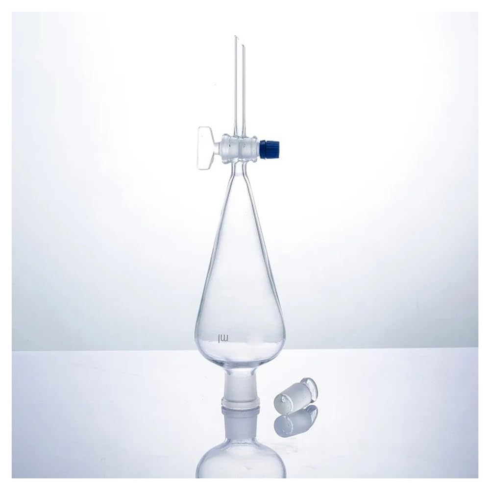 Imbuto separatore da 500 ml con tappo in vetro smerigliato e attrezzatura laboratorio Attrezzature da laboratorio