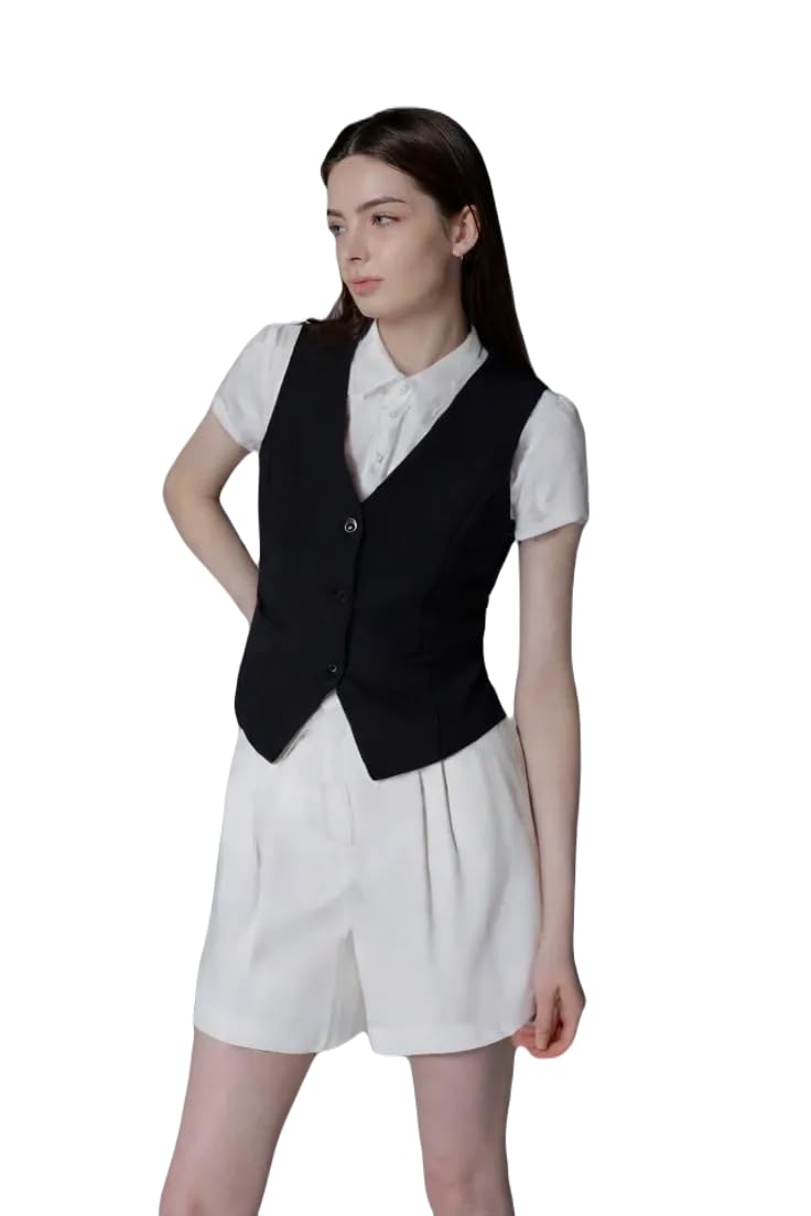 Black WaistCoat,Regular Fit WaistCoat,Black WaistCoat,Cotton Blend WaistCoat,Casual WaistCoat,Office Wear WaistCoat,Women WaistCoat,WaistCoat05.-image-28