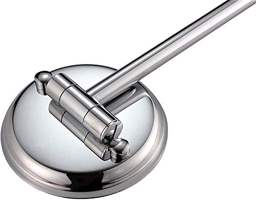Miroir de rasage pivotant à 360° JCAKES en chrome 5X pour la salle de bain - 5