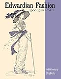 Edwardian Fashion Ink Drawings 1900 to 1920 Styles