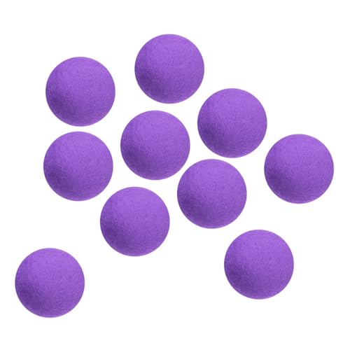 Boules en feutre de laine violettes PATIKIL pour décorer une chambre d'enfant