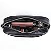 Starnearby Sac à Bandoulière Homme en Cuir PU, Crossbody Bag, Petit Sac Carré Bandouliere, Sacoche Portefeuille, Pochette Telephone Portable, Sac Porté Epaule Travers pour Affaires Voyage Travail #3