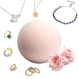 Jewelry Bath Bombs for Women with Surprise Rings, Necklaces Bracelets Inside,Handmade and Perfect for Gift,Large 4.23 oz, Adjustable Size