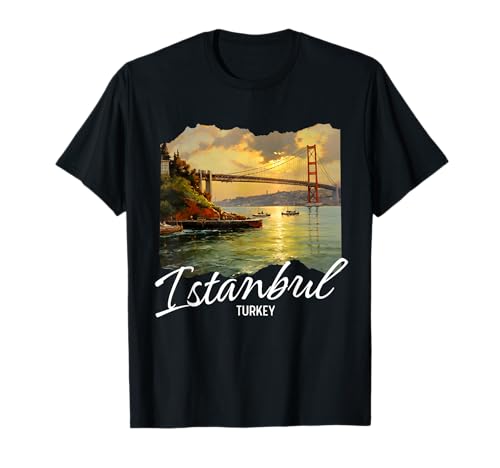 Istanbul Turkey Painting Souvenir T-Shirt
